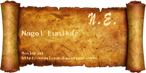 Nagel Euniké névjegykártya